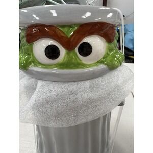 NEW Vintage Style OSCAR THE GROUCH COOKIE JAR Sesame Street